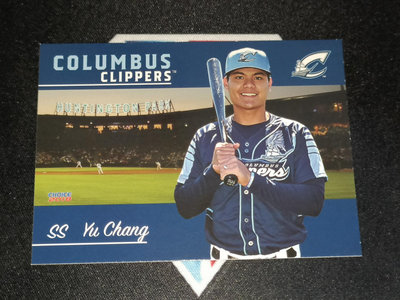 2018 Columbus Clippers Choice #10 Yu Chang Taitung Taiwan - NM Baseball Card
