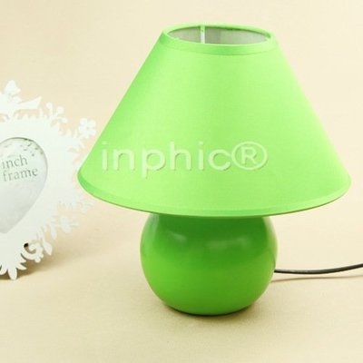 INPHIC-時尚個性 陶瓷檯燈 創意家居裝飾品擺飾 床頭燈 綠色