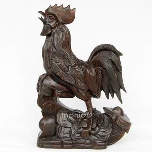 INPHIC-開運 越南紅木工藝品 木雕風水擺飾大款40 生肖如意大公雞