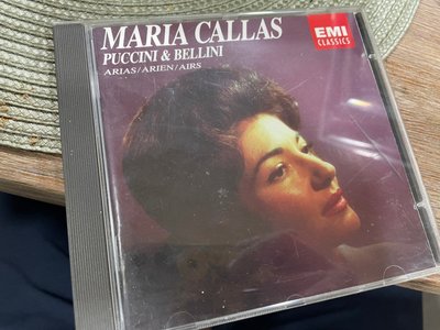 9成新 ㄆ PUCCINI BELLINI ARIAS MARIA CALLAS 二手CD
