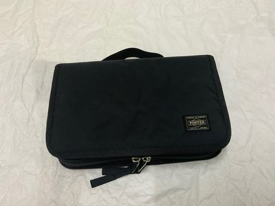 美品** Porter **  黑色 iPad mini 6 稀有 平板包 配件收納包 手拿包 配件包 3c收納包