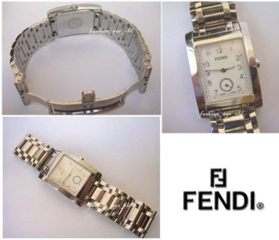 ♥ FENDI 芬迪 保證100% 真品 【瑞士石英機芯、藍寶石水晶玻璃、不鏽鋼】 - 男錶