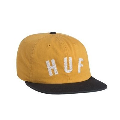 【HOMIEZ】HUF SHORTSTOP 6 PANEL【HT63027】金黃 6片帽 棒球帽