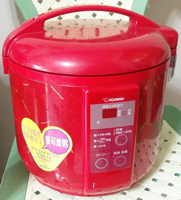╭✿㊣ 二手 日本原裝進口 象印10人份炊飯電子保溫鍋 【NMF-P18】可煮粥,預約定時 特價 $999 ㊣✿╮
