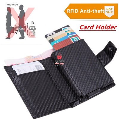 卡錢包 Rfid 阻止錢包極簡主義超薄智能信用卡夾男士 X45 錢包 皮夾