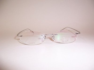 光寶眼鏡城(台南) Dr.Swan 無邊 B純鈦IP眼鏡一體腳 BG8086 /C3 霧銀,