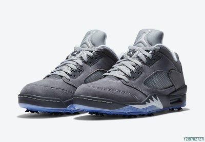 正品】Nike Air Jordan 5 Low Golf Wolf Grey 灰高爾夫CU4523-005代購