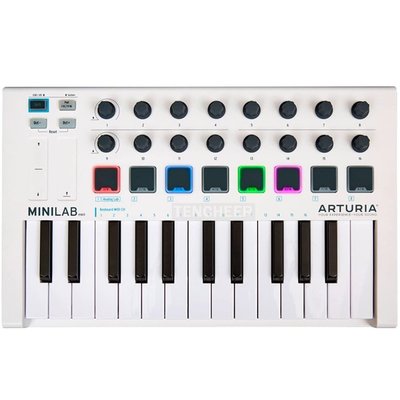 二代 Arturia MiniLab MkII Mini 音樂鍵盤 25鍵 主控鍵盤 MIDI 控制器 mk2 控制鍵盤