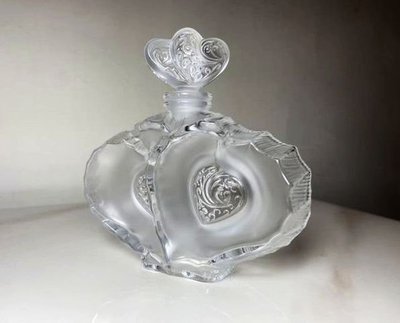 [ 珍寶 ] Lalique 萊儷歌德雙心限量水晶香水瓶