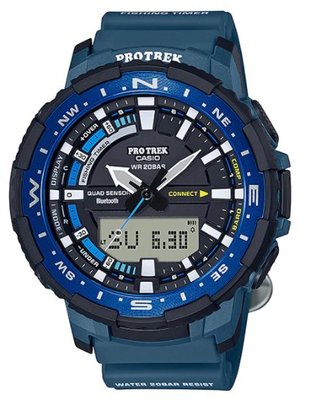 【萬錶行】CASIO PROTREK  釣魚專用 藍芽多功能運動錶   PRT-B70-2