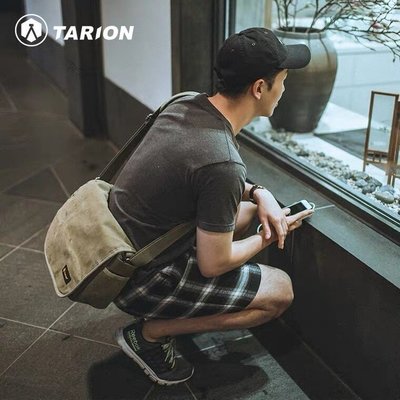 推薦TARION微單相機包斜挎單肩男女單反背包復古小型攝影包