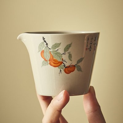 “正品”草木灰公道杯陶瓷家用公杯均杯茶海功夫茶具配件分茶器單個
