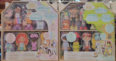 【小如的店】COSTCO好市多線上代購~Story Magic 木製換裝玩偶組(1盒裝) 1662162