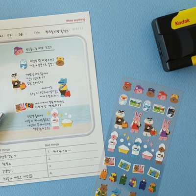 ❅PAVEE❅ 韓國Dailylike~ Diary Remover Seal 手帳手機 可移除無痕貼紙(35-42)