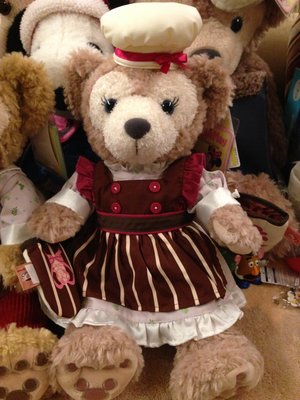 TOKYO Disney SEA 東京迪士尼海洋限定 達菲熊 ShellieMay情人節限定點心女侍服裝 (不含紙板)