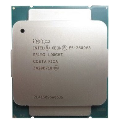 【含稅】Intel Xeon E5-2609 V3 2.0G 15M 6C6T 2011-3 ES不顯散片CPU 一年保