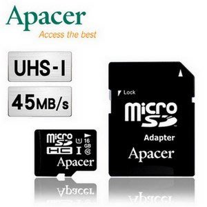 Apacer宇瞻 MicroSD TF SDHC UHS-I C10 16G 16GB 手機 記憶卡 終身保固