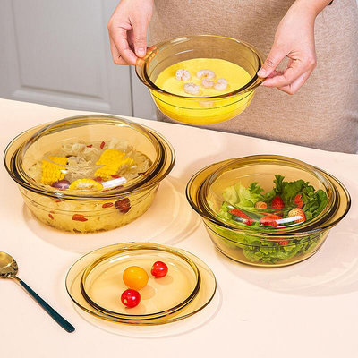 蒸專用碗帶蓋雙耳寶寶耐高溫玻璃盤水蒸雞羹微波爐家用湯碗