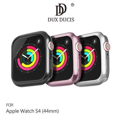 shell++DUX DUCIS Apple Watch S4 (44mm) 電鍍 TPU 套組(贈透明) 保護套 TPU套