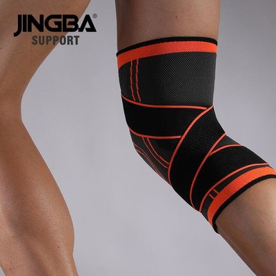 促銷打折   JINGBA SUPPORT 護膝 運動加壓防滑戶外足球騎行籃球跑步護