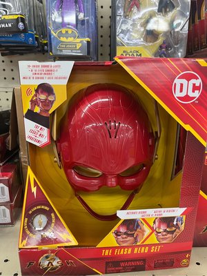 Flash-閃電俠電影 聲光頭盔戒指組