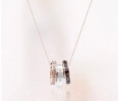 雅格精品代購 Swarovski 施華洛世奇 幸運三環頸鍊 項鍊  飾品首飾 歐美代購