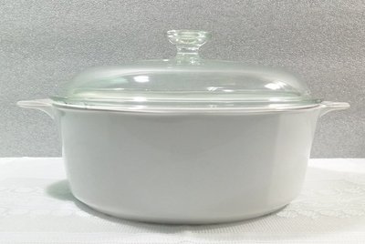 《耕魚小店》CORNINGWARE 圓型康寧鍋3.25L - 純白