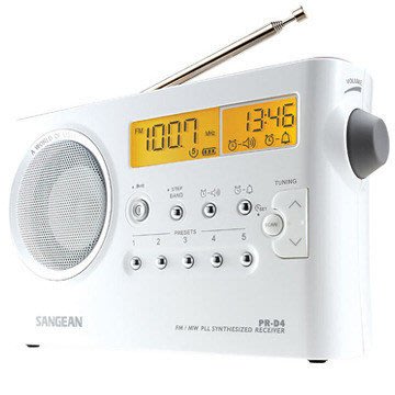 (TOP 3C家電館)SANGEAN 山進專業收音機PR-D4P二波段數位式收音機(有實體店面)