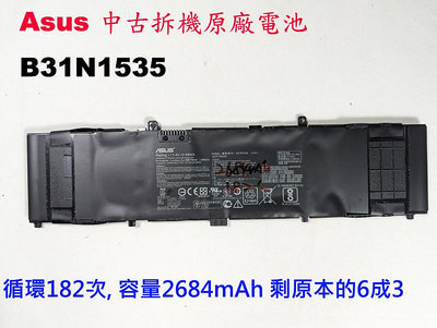 Asus B31N1535 中古拆機原廠電池 UX310U UX410U BX310U BX410U BX410UQ