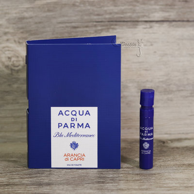 Acqua di Parma 藍色地中海系列 卡普里島橙 Arancia di Capri 中性淡香水 1.2ml 全新