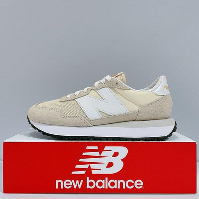 New Balance 237 NB 女生 米白色 麂皮 舒適 B楦 復古 運動 休閒鞋 WS237FC