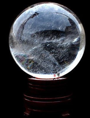 【熱賣精選】真品  天然白水晶球純天然白水晶球擺件原石打磨水晶球