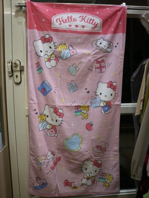 婕的店日本精品~日本帶回~Sanrio粉紅kitty 毛巾/浴巾60*120cm