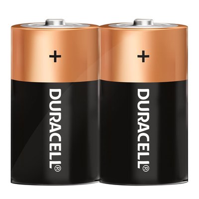 【金頂DURACELL金霸王】1號D 吊卡2入裝 鹼性電池(1.5V 長效電力保證)