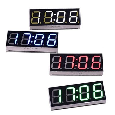 輝光管時鐘wfii智能授時時鐘模塊 網路自動對時 LED輝光管電子鐘套件 USB5V
