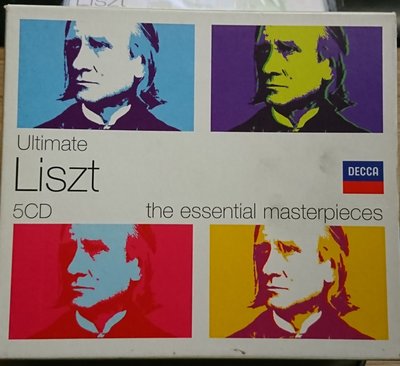 DECCA歐版 李斯特精選輯 Ultimate Liszt The essential masterpieces 5CD