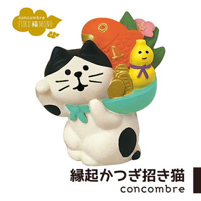 ［托托 in JP］日本 正品 concombre DECOLE 開運系列 幸運貓