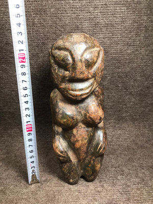 【二手】 紅山文化老玉女性神像，721 紅山文化 古玩雜項【九州拍賣】
