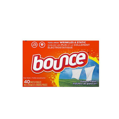 Bounce 烘衣柔軟片 40片 防靜電烘衣紙 衣物柔軟 芳香片 加拿大原裝【V800491】PQ 美妝