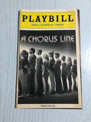 Playbill 百老匯 A Chorus Line Broadway 2007年8月