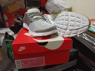 NIKE AIR PRESTO PREMIUM silver 銀 灰 色 魚骨鞋 復古 慢跑鞋 848141-001 (已售出）
