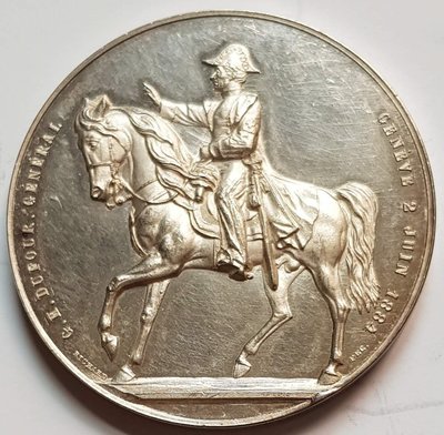 1884 Grand Tir National in Geneve Silver Medal.