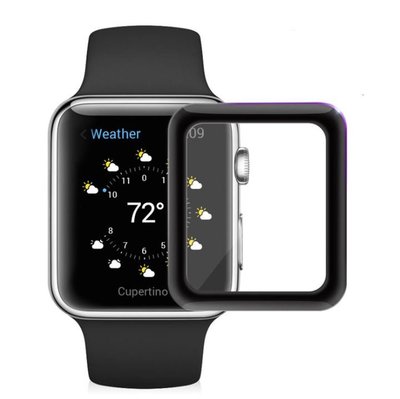 【曲面全膠滿版】Apple Watch Series 4 全透明 鋼化玻璃貼 玻璃鋼化膜 螢幕保護貼 貼膜 40mm