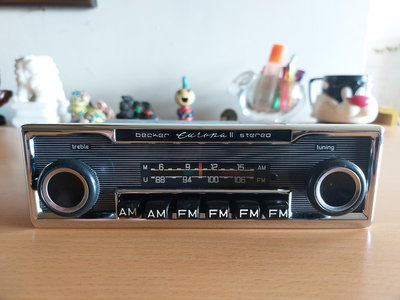 古董極品 賓士 BENZ W108 W109 W111 W112 德國原裝 BECKER Europa II RADIO 收音機 品項一流