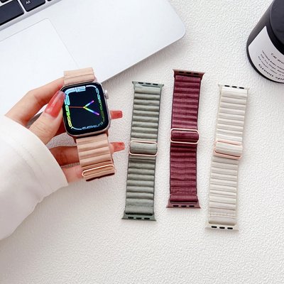 夏季冰涼貼膚彈力錶帶 適用於 Apple Watch S8/Ultra/7/6/se2/4 蘋果智能手錶配件