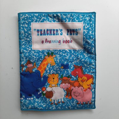 【kuttoi】1990年代Teacher's Pets-a learning book嬰幼兒童書寶寶布書（25102464）