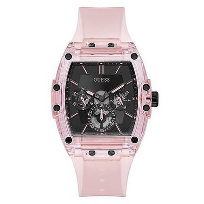 原裝全新Guess GW0032G1男士手錶運動粉紅色女士手錶時尚休閒潮流腕錶男女表