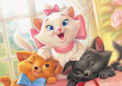 300-167 絕版300片日本正版拼圖 迪士尼 瑪莉貓 Disney Marie Cat