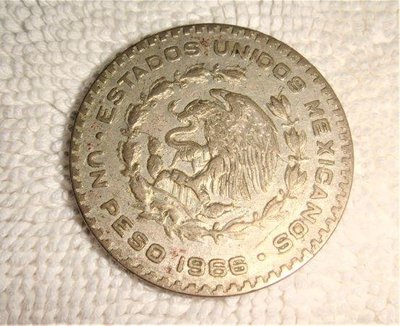 墨西哥銀幣 1披索 1966年