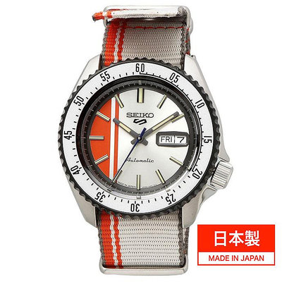 SEIKO SRPK73 精工5號 機械錶 42.5mm 雙色面盤 雙色NATO錶帶 男錶女錶 日本製